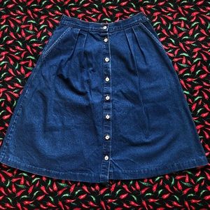 Jean skirt